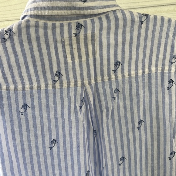 Rails Linen Charli Mermaid Button Down Top - Picture 10 of 14